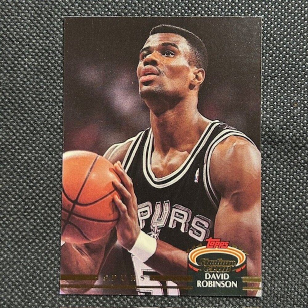 David Robinson 1992-93 Topps Stadium Club #361 San Antonio Spurs